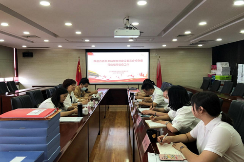 第23考核组领导莅临公司指导精神文明复查工作